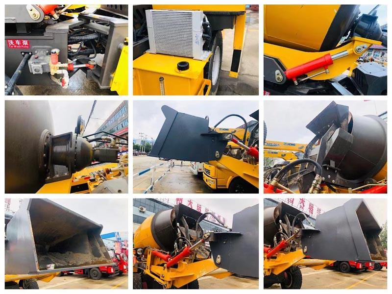 Self Loading Concrete Mixer price